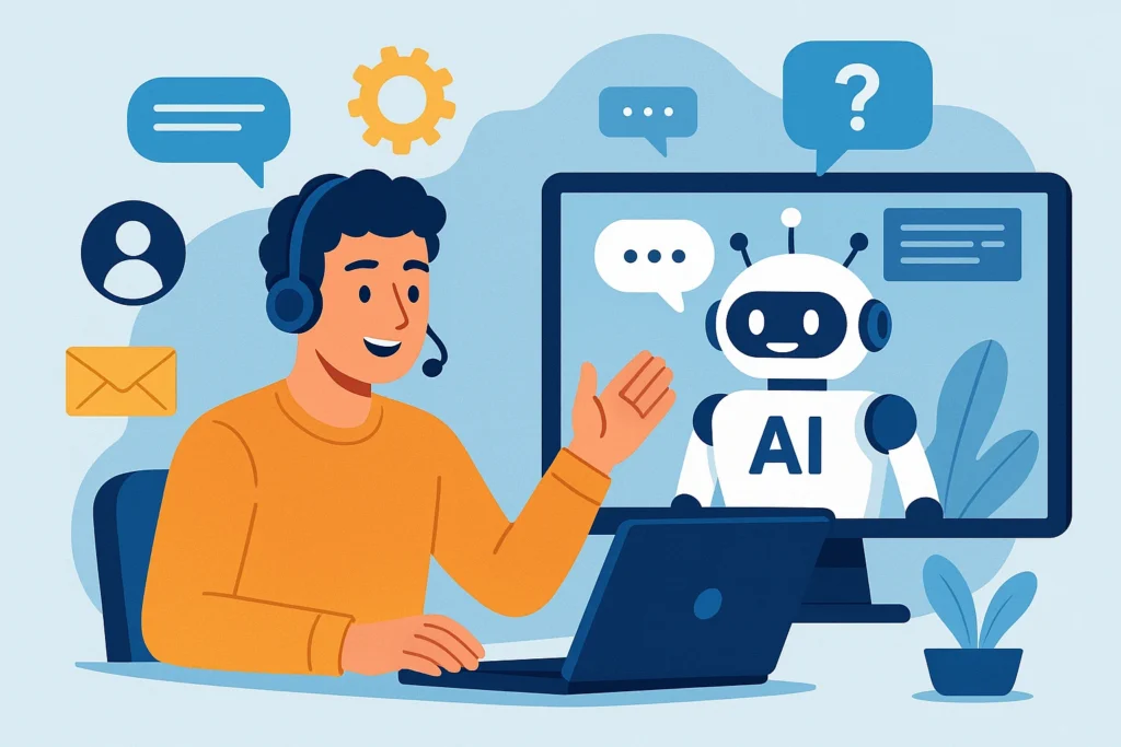 how to implement AI in customer service