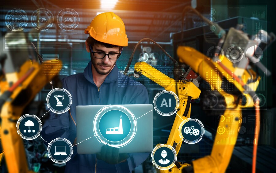 smart industry robot arms digital factory production technology 31965 20995